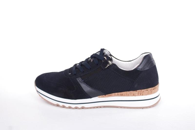 ACO CLAIRE 23 Damen Sneaker Nubukleder Wechselfußbett blau S13 1207/10233 