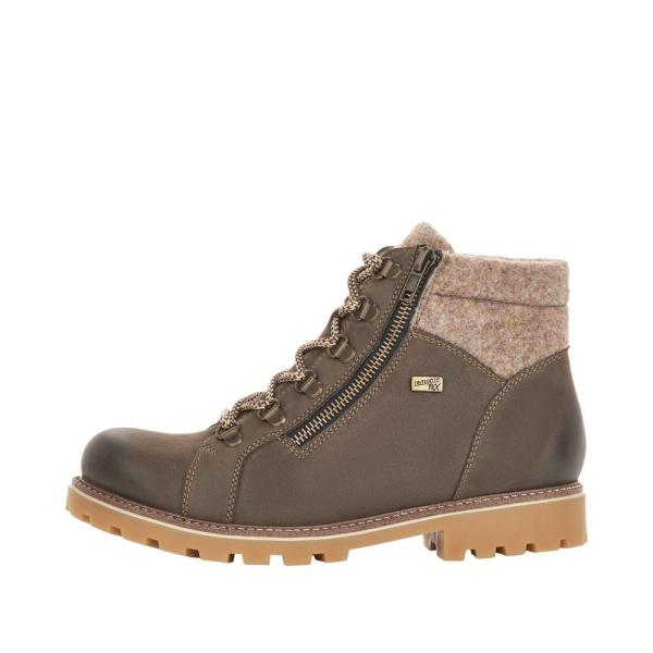 Remonte Damen Schnürboots Schnürstiefelette TEX- Membran robust braun S22 D7478-45 