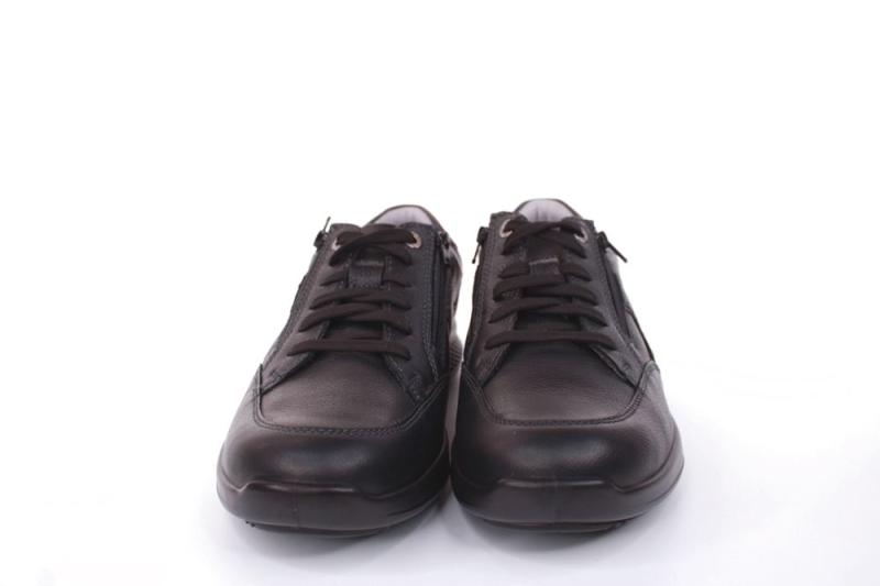 Jomos Herren Schnürhalbschuh Leder Spezialweite K schwarz S22 322414 