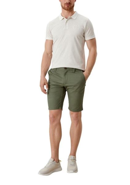 s.Oliver Bemuda Slim Fit Austin grün und beige 2113872 