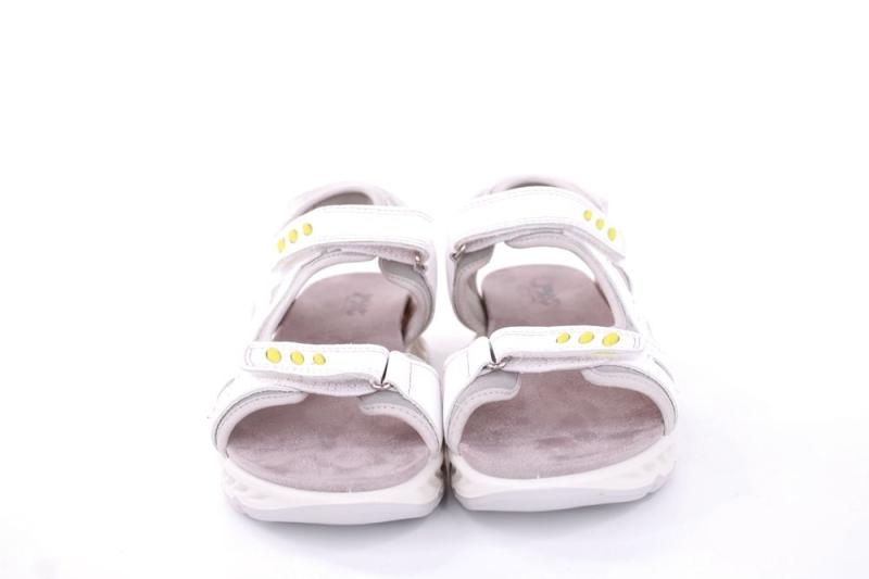 IMAC Damen SandaleTrekking Leder S12 weiß 158450 37 | weiss/grau | 