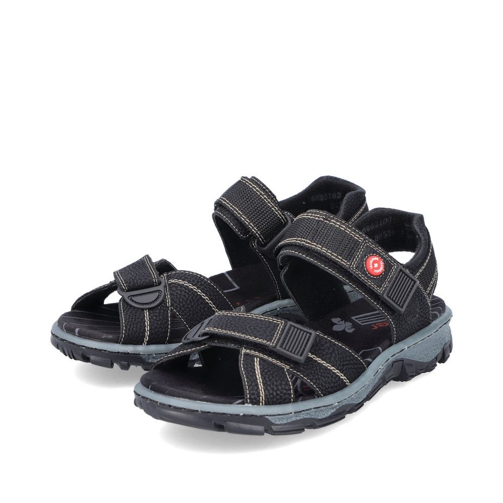 Rieker Damen Trekkingsandalen asphaltschwarz S13  68851-02 