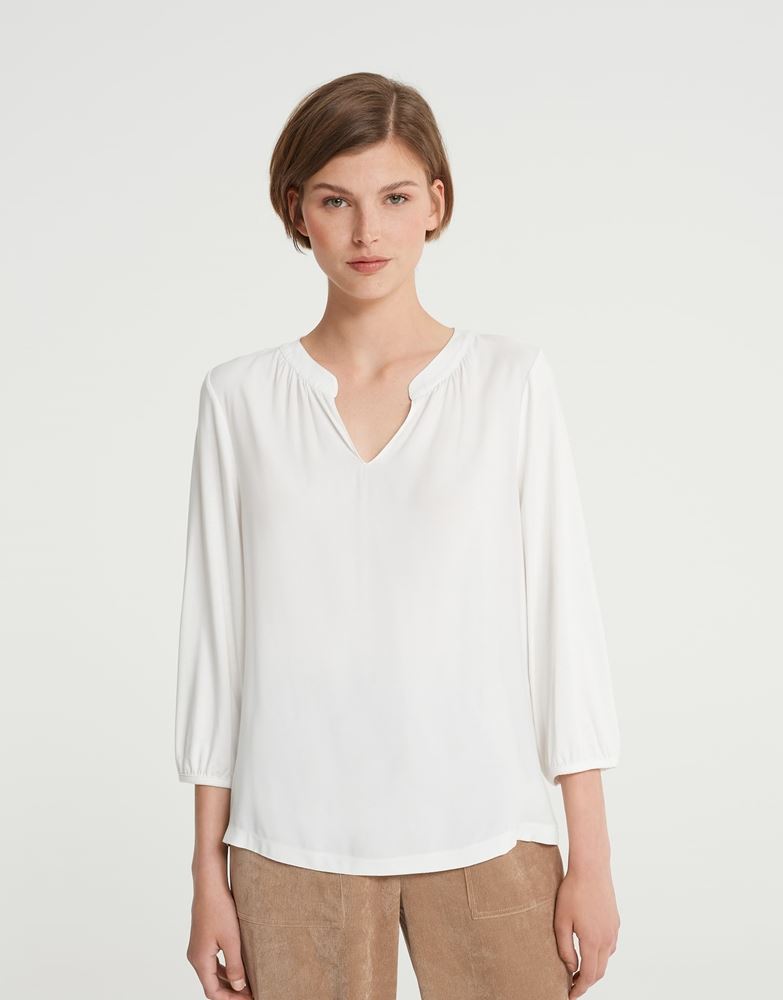OPUS Shirt Sulese 3/4 Arm milk S22 246499295100 
