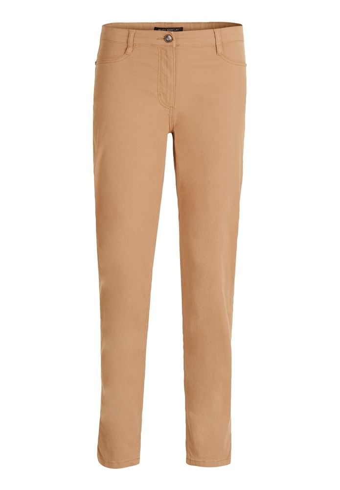 Betty Barclay Hose Slim Fit Mid Waist beige S22 66251060 46 | 7030 Golden Cam | 