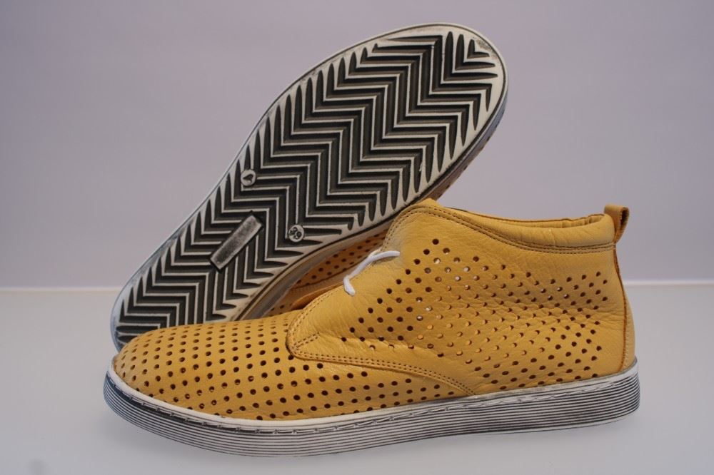 Andrea Conti Sneaker ocker Leder 0343425116 