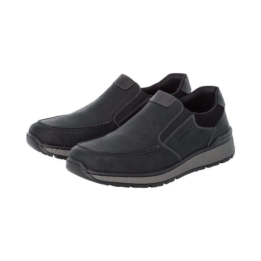 Rieker Slipper Antistress extra Weite schwarz B9062 