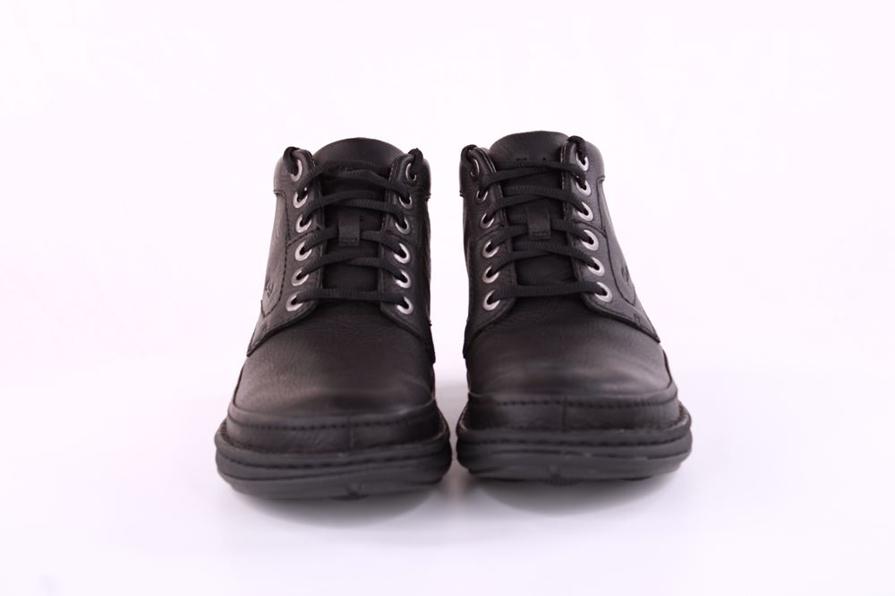 Clarks Nature Lite Herren Schnürschuh Schnürboots Leder schwarz S21  26161195 