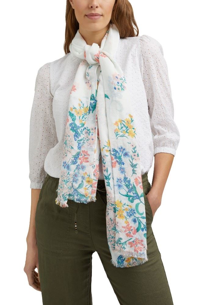 ESPRIT Schal Leinen Print 041EA1Q313 