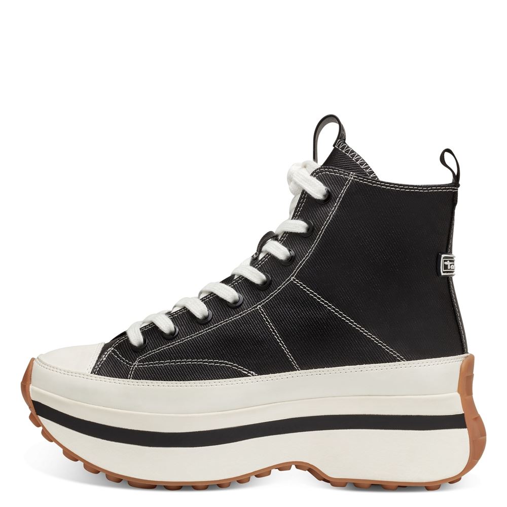 Tamaris Sneaker High Plateau- Sohle schwarz S23  1-25214-41 