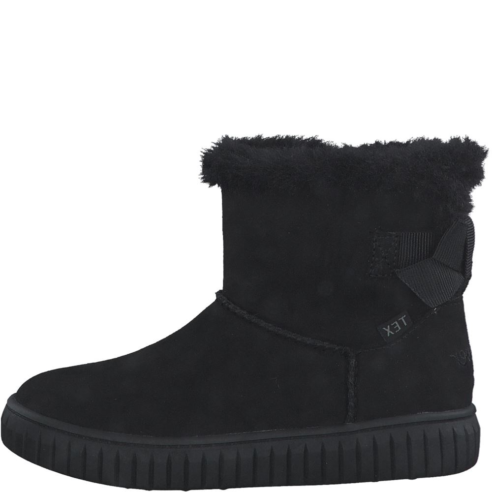 s.Oliver Mädchen Stiefel Winterboot TEX- Membrane schwarz S22 5-5-46408-29 35 | 001 BLACK | 