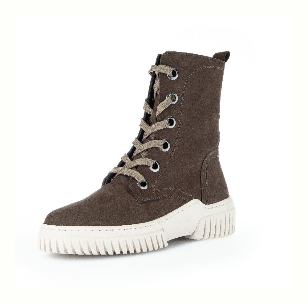 Gabor Schnürstiefel S21 73.763.19 4 | tartufo (beige) | F