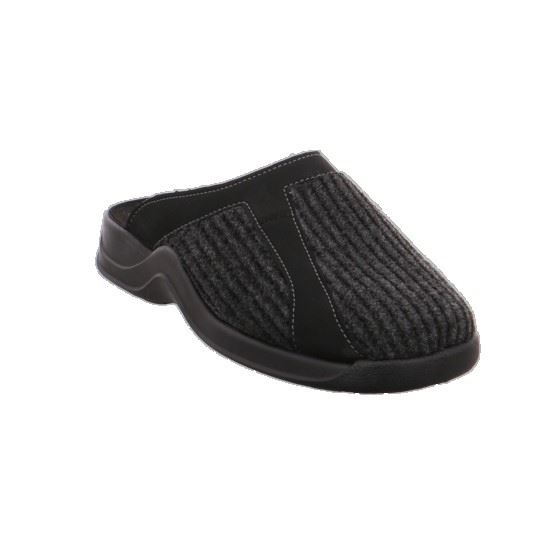 Rohde Vaasa Pantolette Hausschuh grau 2745 45 | 82 anthrazit | 