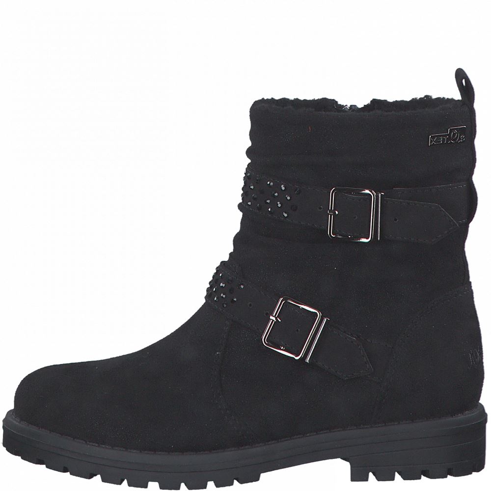 s.Oliver Stiefel Tex - Membran schwarz Reißverschluss S21 5-5-45403-27 