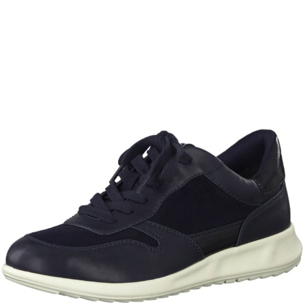 Tamaris Schnürer Sneaker blau 1-1-23625-25 