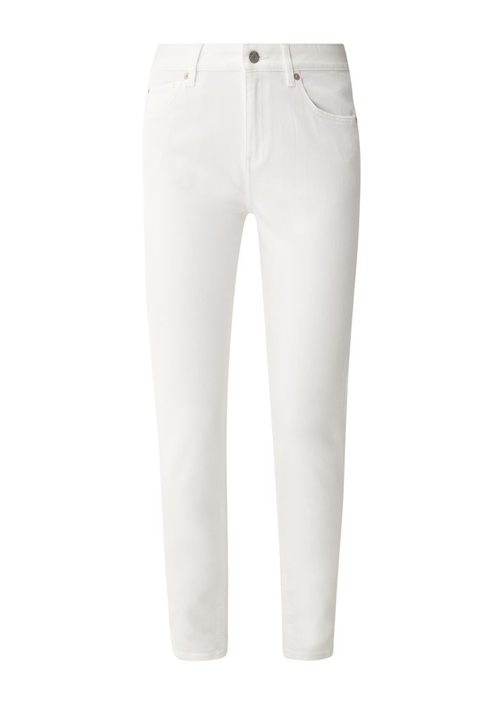 QS designed by Skinny Jeans mit Garment Dye weiß S13 2127762 