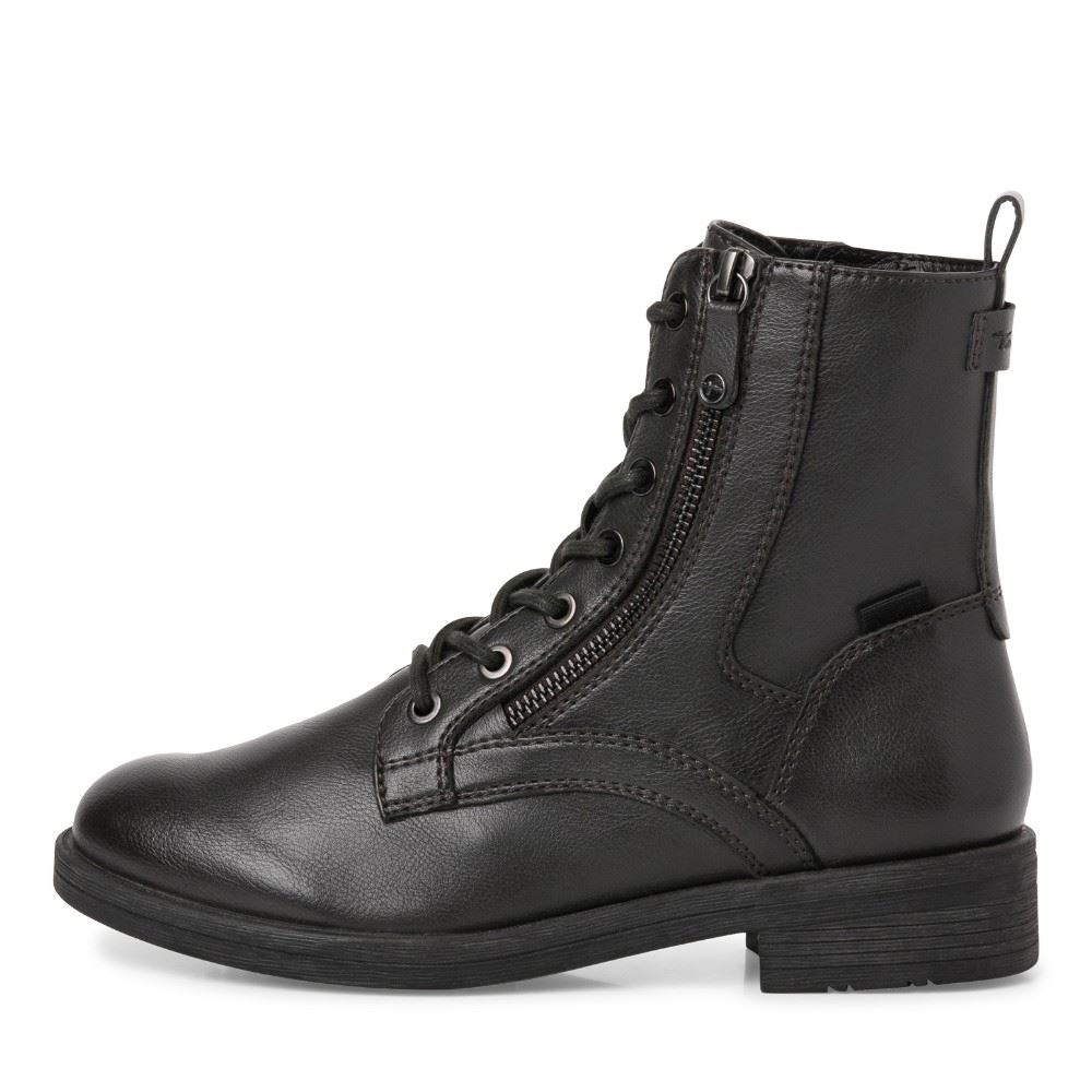 Tamaris Stiefelette Schnürboot TOUCHit Fußbett grau S22  1-1-25107-29 39 | 219 DARK GREY | 