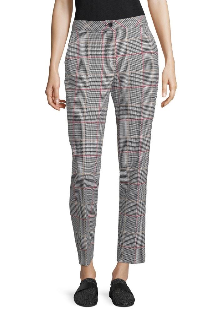 Betty Barclay Hose Regular Fit kariert schwarz weiß 54188140 
