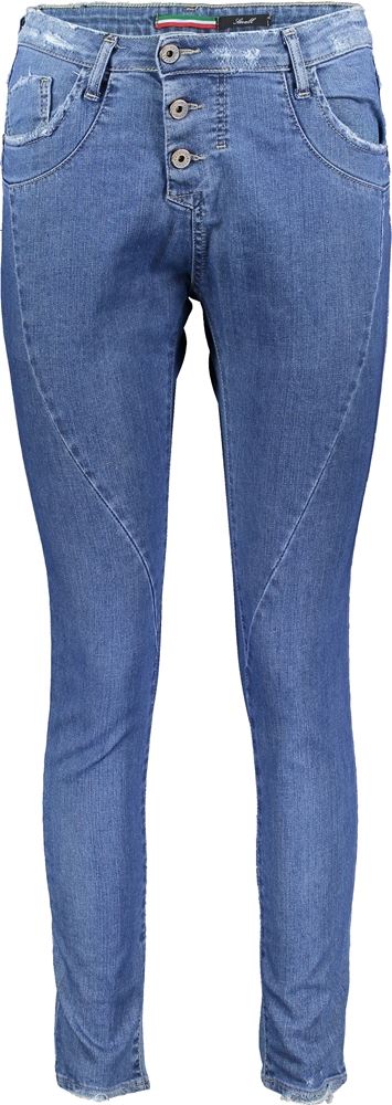 Please P78A Jeans Boyfriend Knopfleiste blau P78A_BQ2N3Q 