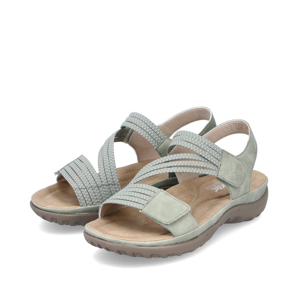 Rieker Damen Riemchensandalen mintgrün S13  64870-52 