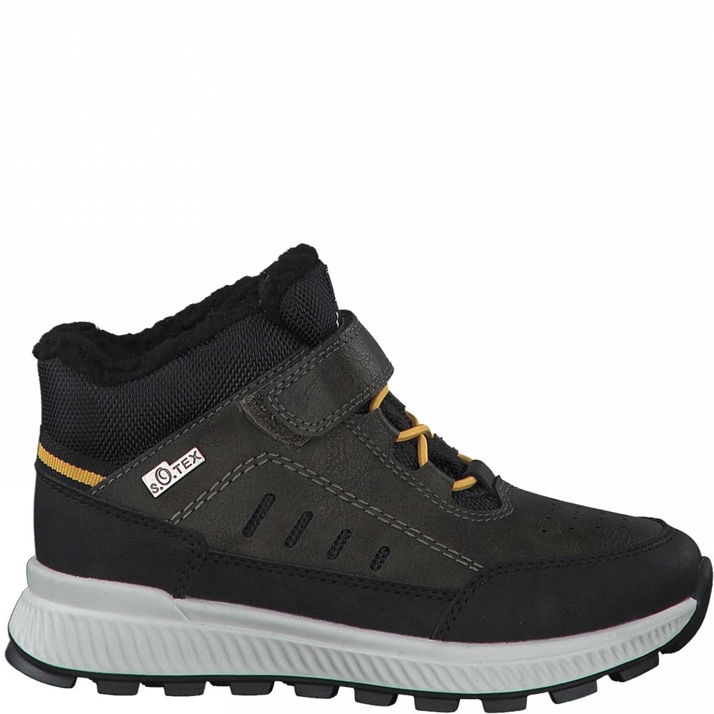 s.Oliver Schnürschuh Klettverschluss Tex - Membran grün S21  5-5-45102-27 