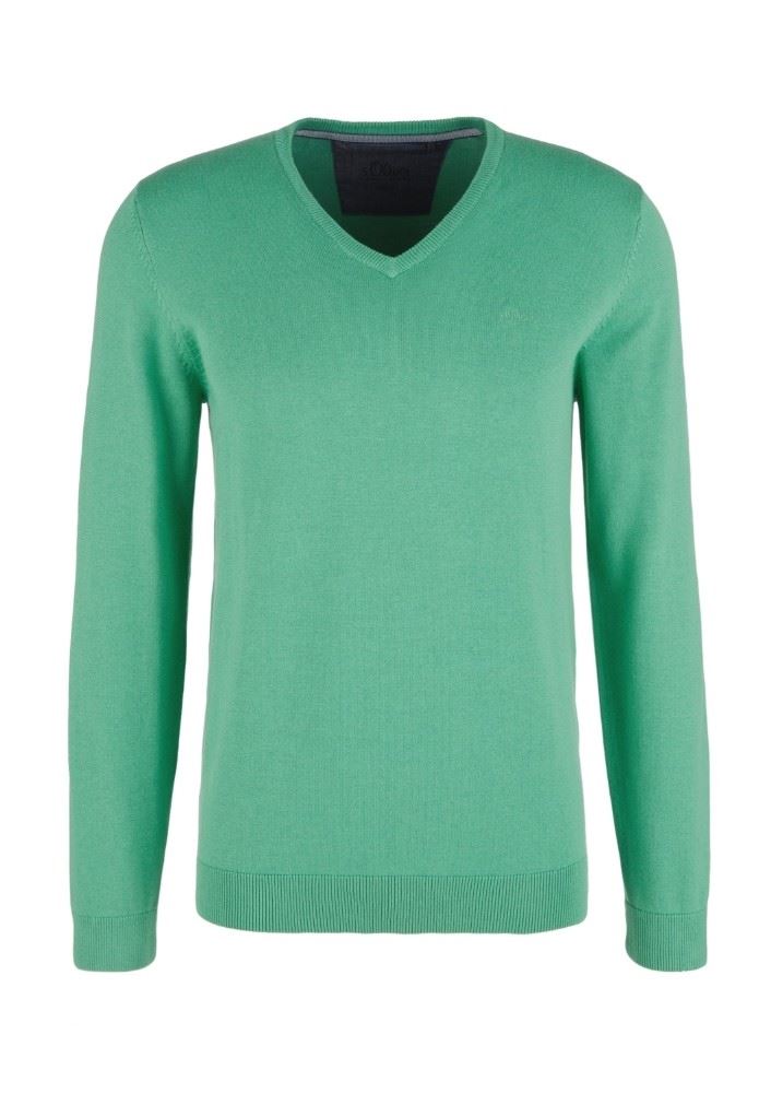 s.Oliver Strickpullover V - Ausschnitt 03899615233 S | 73W0 wasabi gre | 