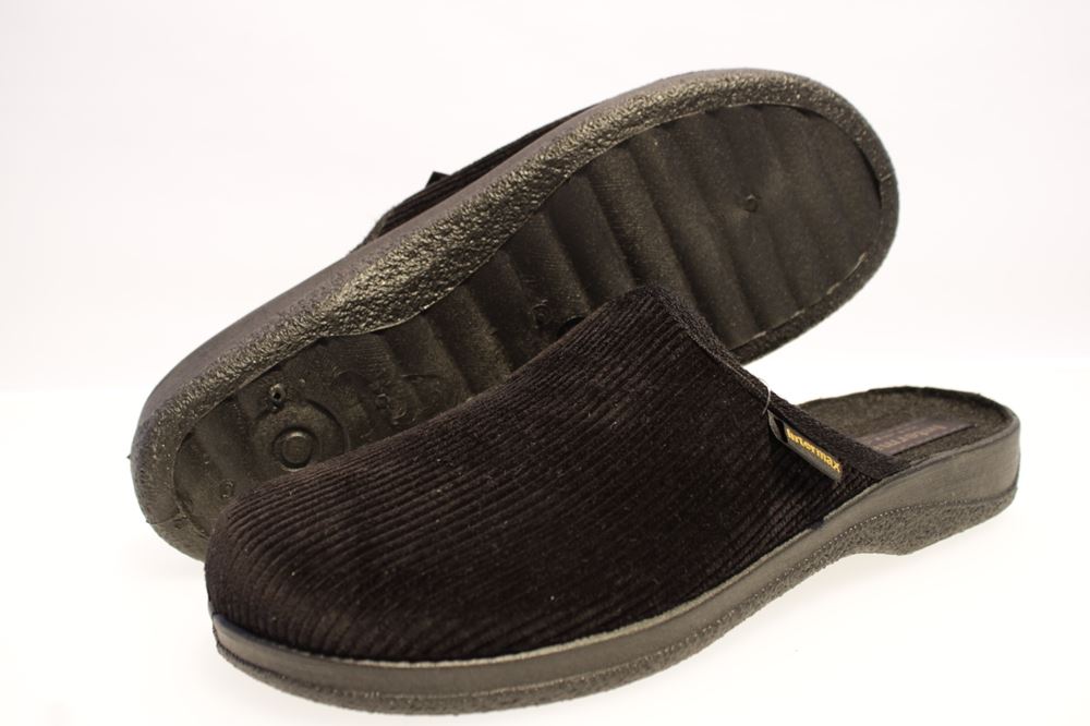 Cosmos Cordes Hausschuh Hauspantolette Flo 42 | black | 