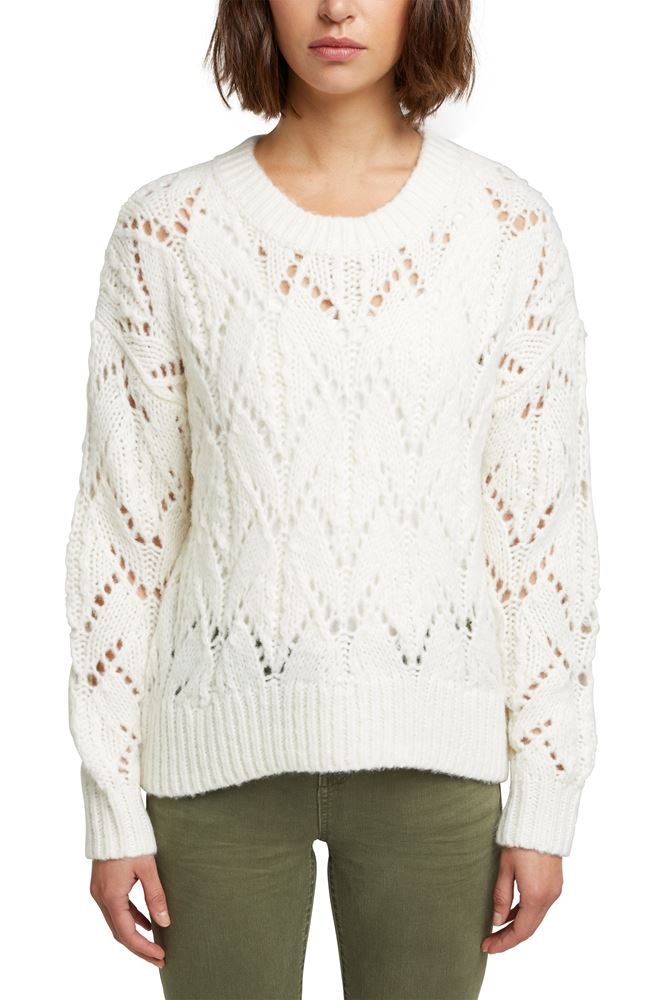 EDC Pullover 100CC1I320 S | C110 OFF WHITE | 