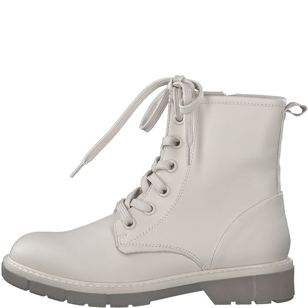 MARCO TOZZI Schnürboots Schnürstiefelette  beige, shwarz S22 2-2-25282-29 36 | 403 CREAM | 