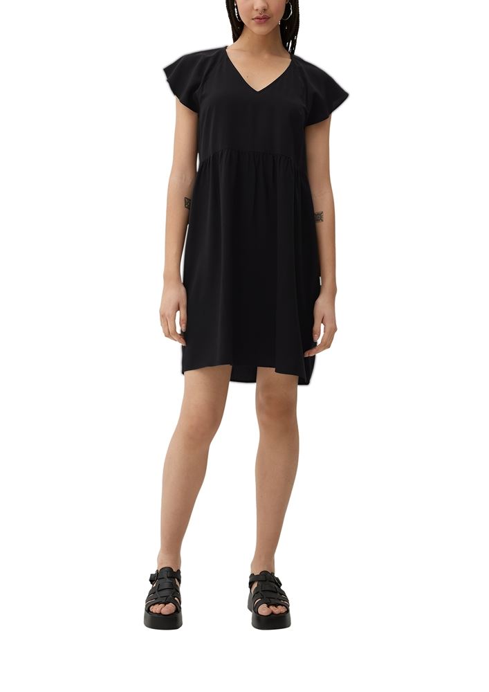 QS designed by Kurzes Kleid aus Viskose S13 2130780 