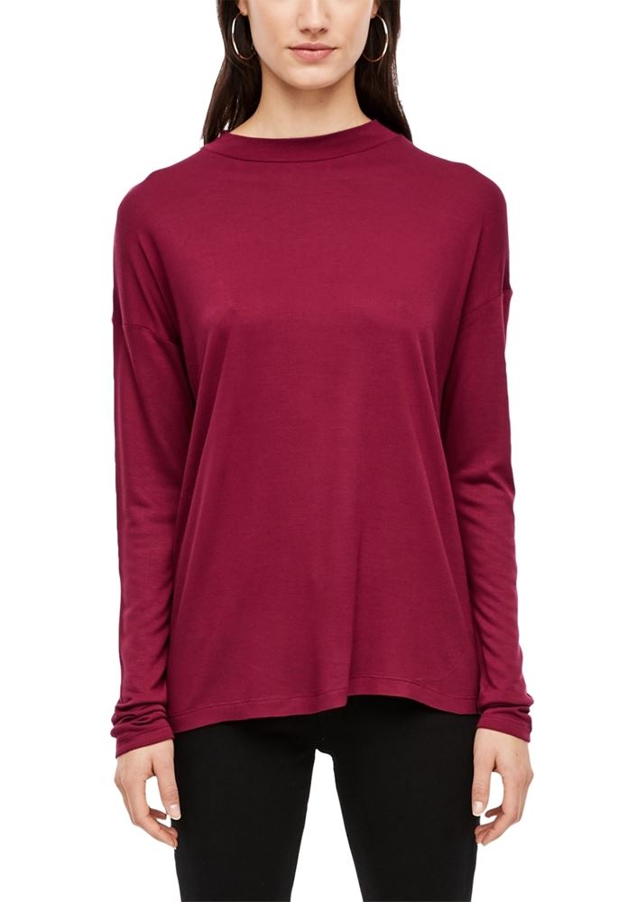 QS designed by Langarmshirt 2005321 XXL | 3930 cabernet | 