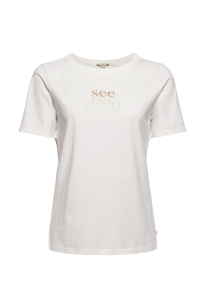 EDC T- Shirt mit Print 041CC1K324 