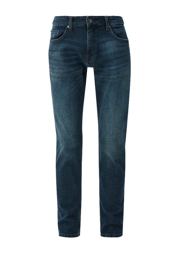 QS designed by Denim im Used-Look dunkel blau S22 2120275 
