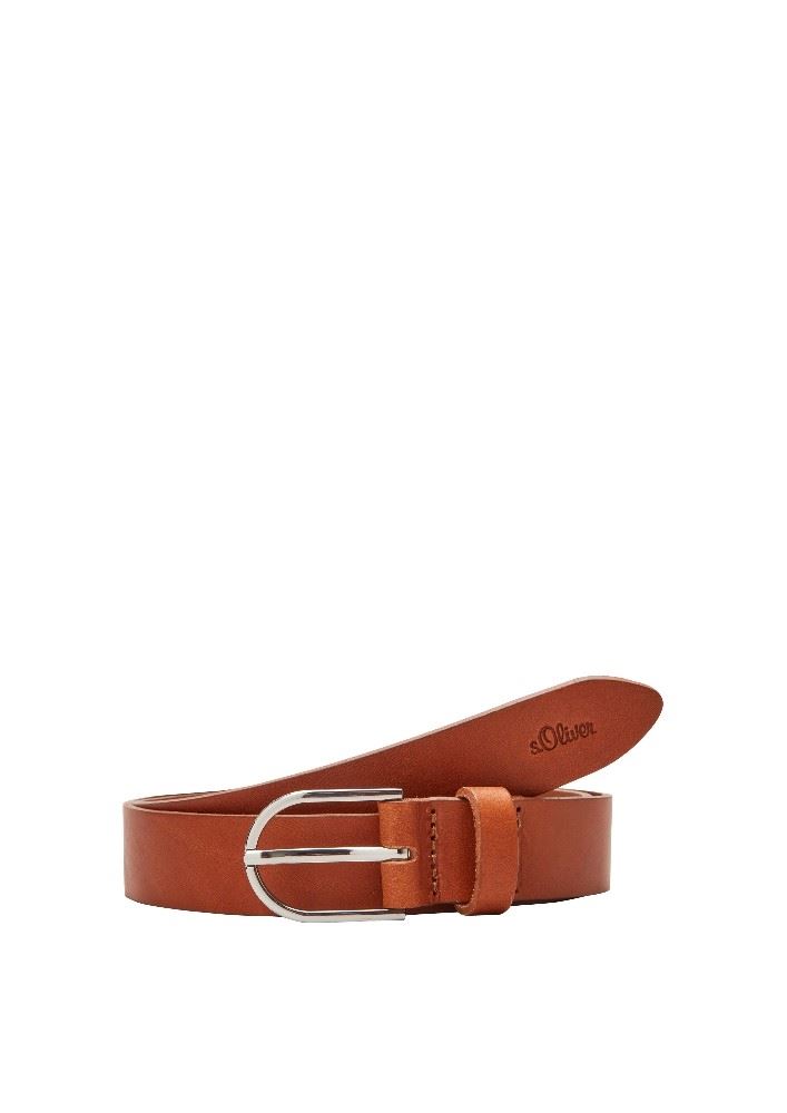 s.Oliver Gürtel Leder 2062242 95 | 8755 brown | 