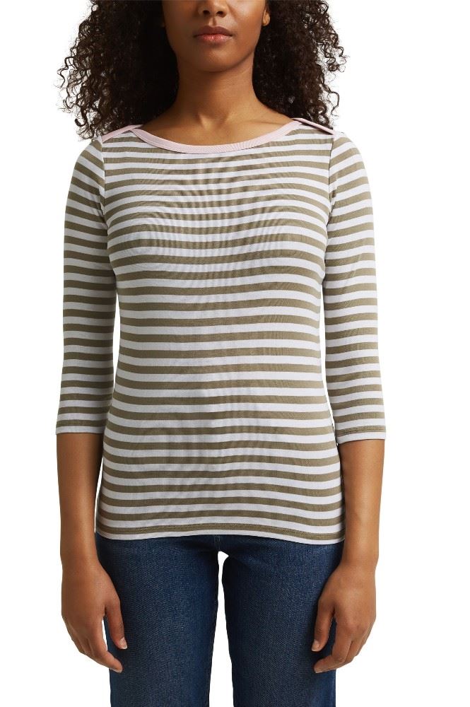 EDC Shirt gestreift U - Boot  991CC1K302 