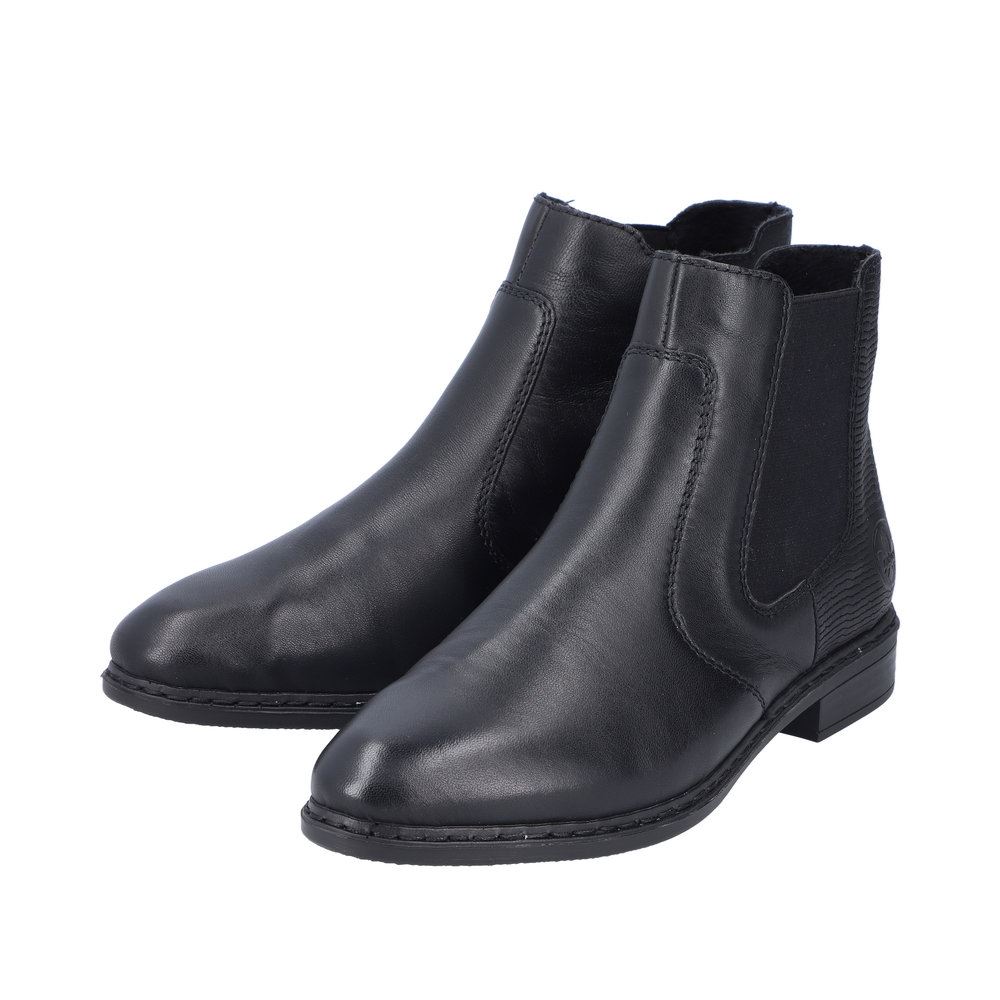 Rieker Antistress Damen Chelsea- Boots Leder schwarz S23 71670-00 