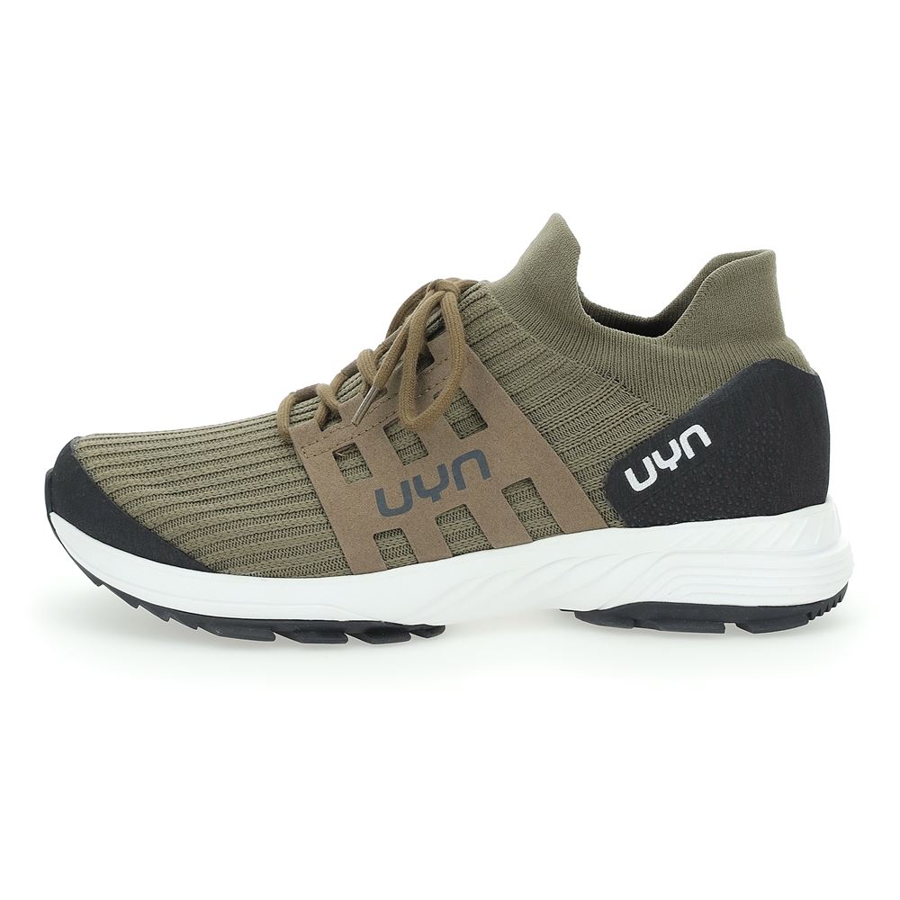 UYN SX4 Herren Wanderschuh Sneaker Strumpfschuh Yak- Wolle grün, schwarz S22 Y100158-93 45 | s001 bronze | 