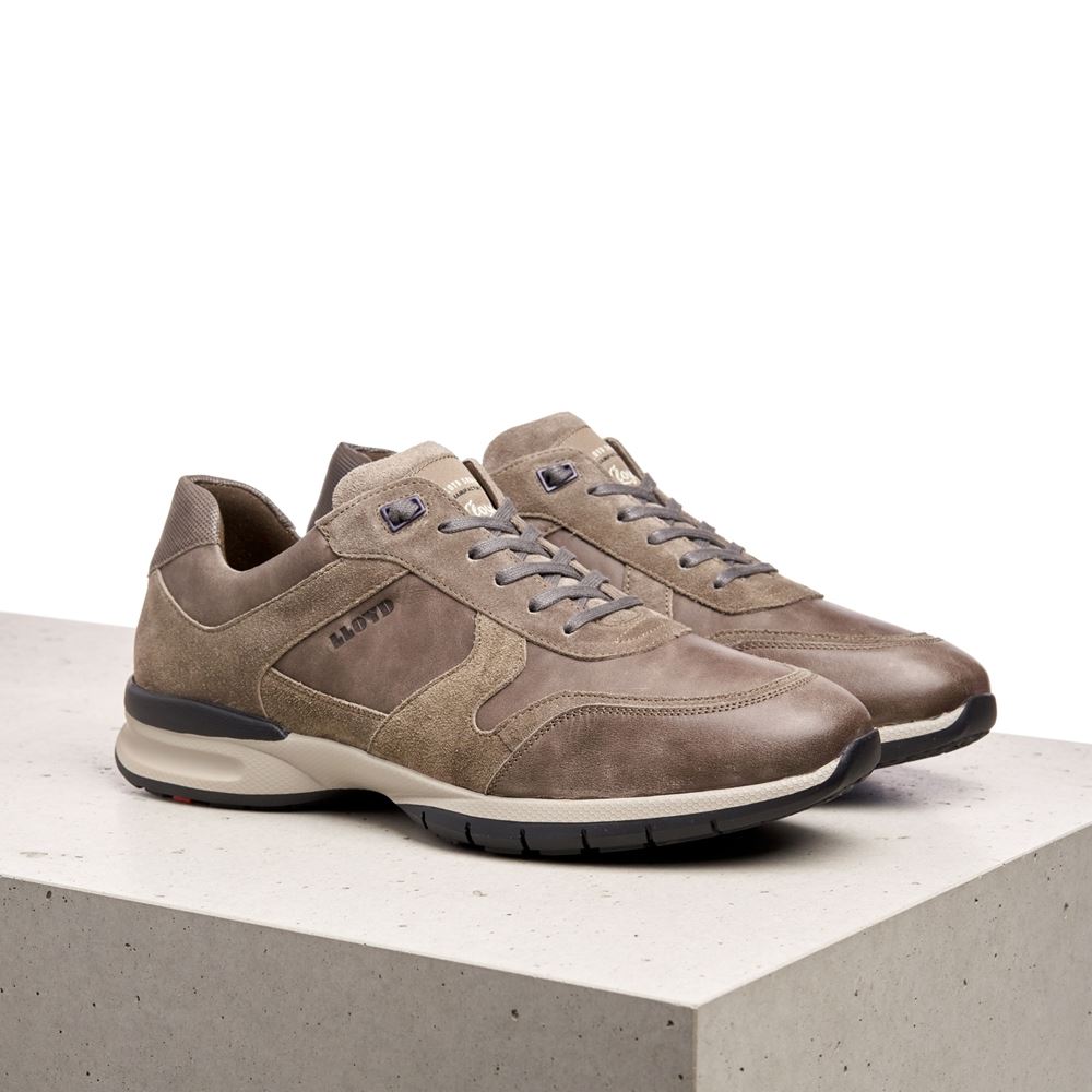 LLOYD KOBALT Sneaker Schnürhalbschuh Leder extraweit grau S21 21-853-12 