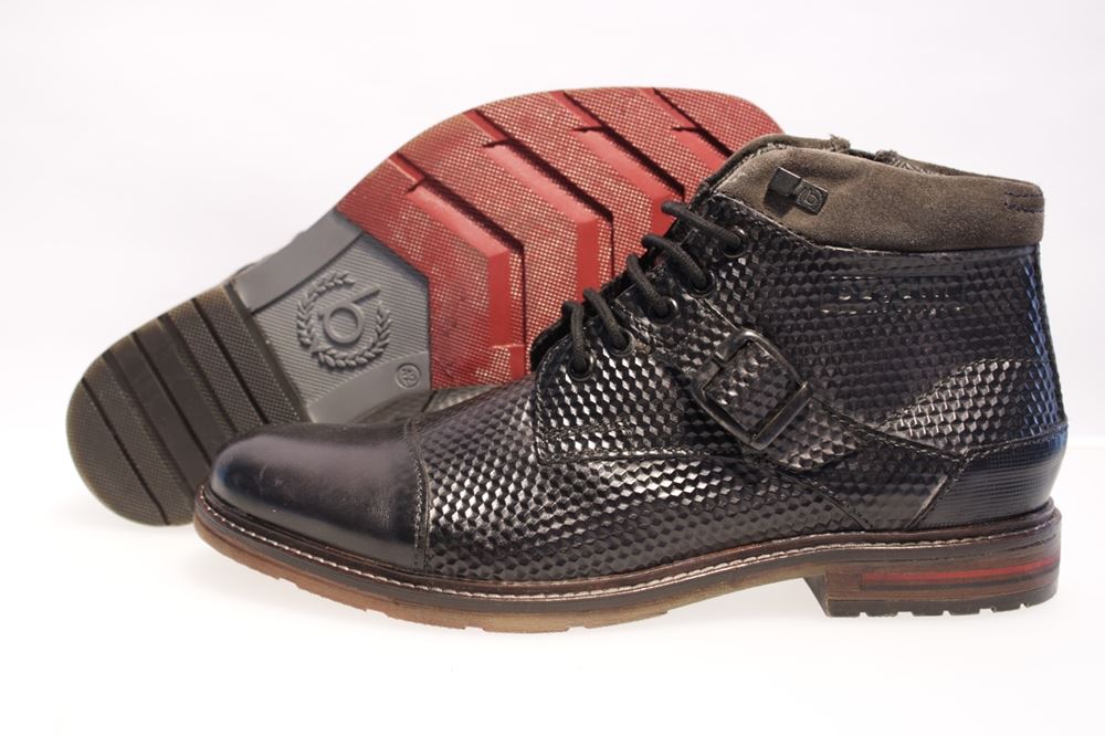 bugatti Schnürstiefelette schwarz 311-60230-100 