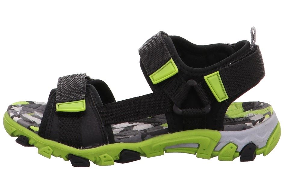 Superfit Henry Sandale Trekking 00101 32 | 00 schwarz/grün | 