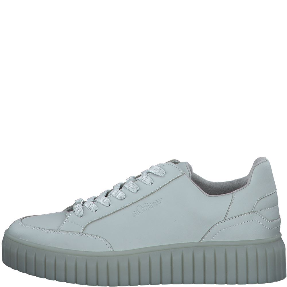 s.Oliver Damen Schnürhalbschuh nude, soft blue S13  5-5-23645-30 