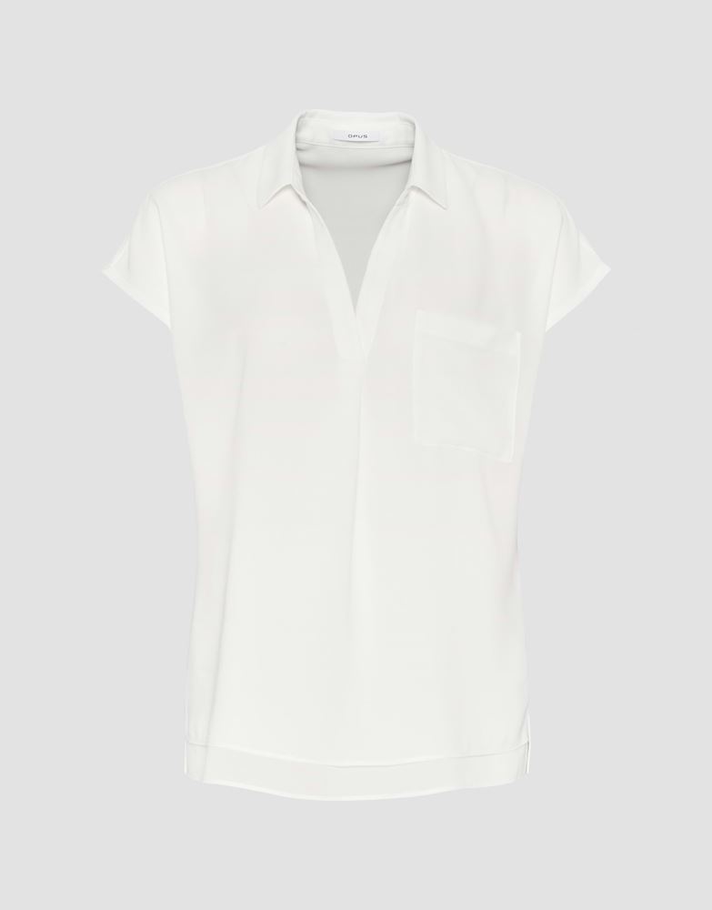 OPUS Shirtbluse Fuliso Kurzarm weiß S13 1016394624100 