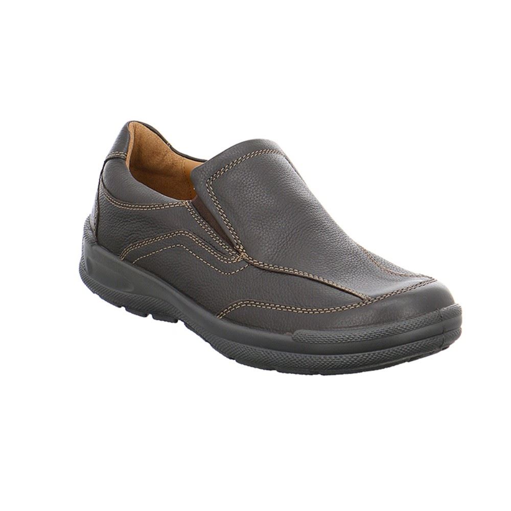 Jomos Halbschuh Slipper H - Weite braun 419208 