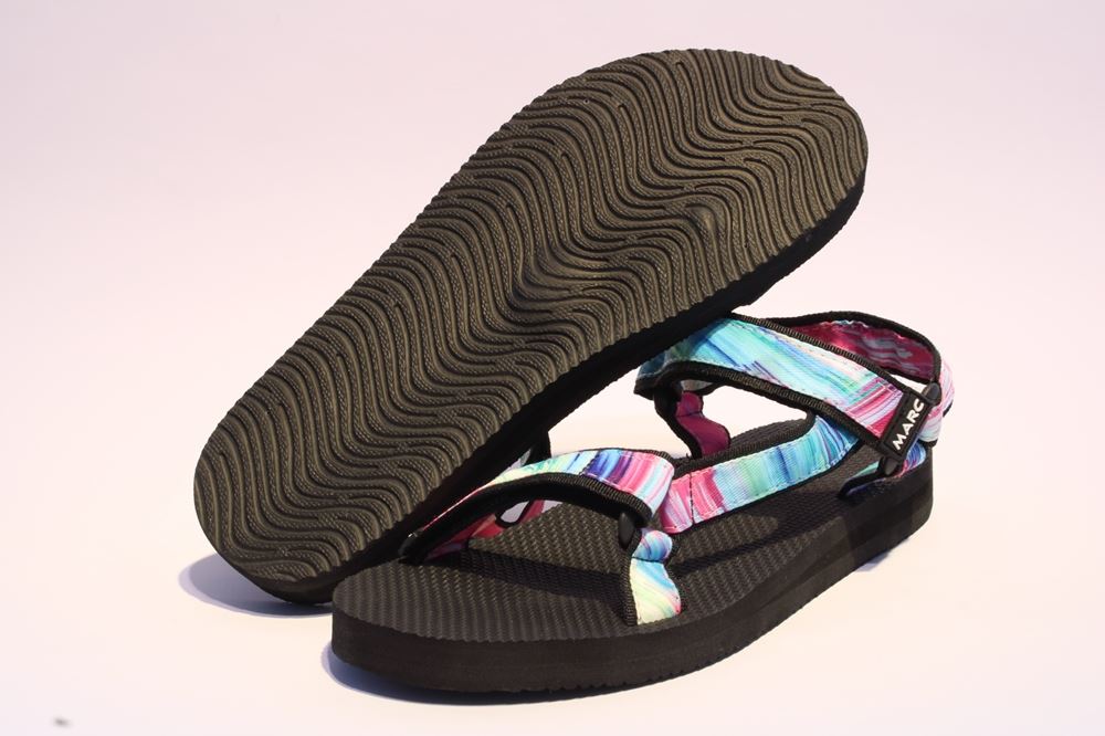 Marc Shoes Damen Sella Sandale, Synthetics Mint-Multi 851001 38 | 01135 mint mult | 