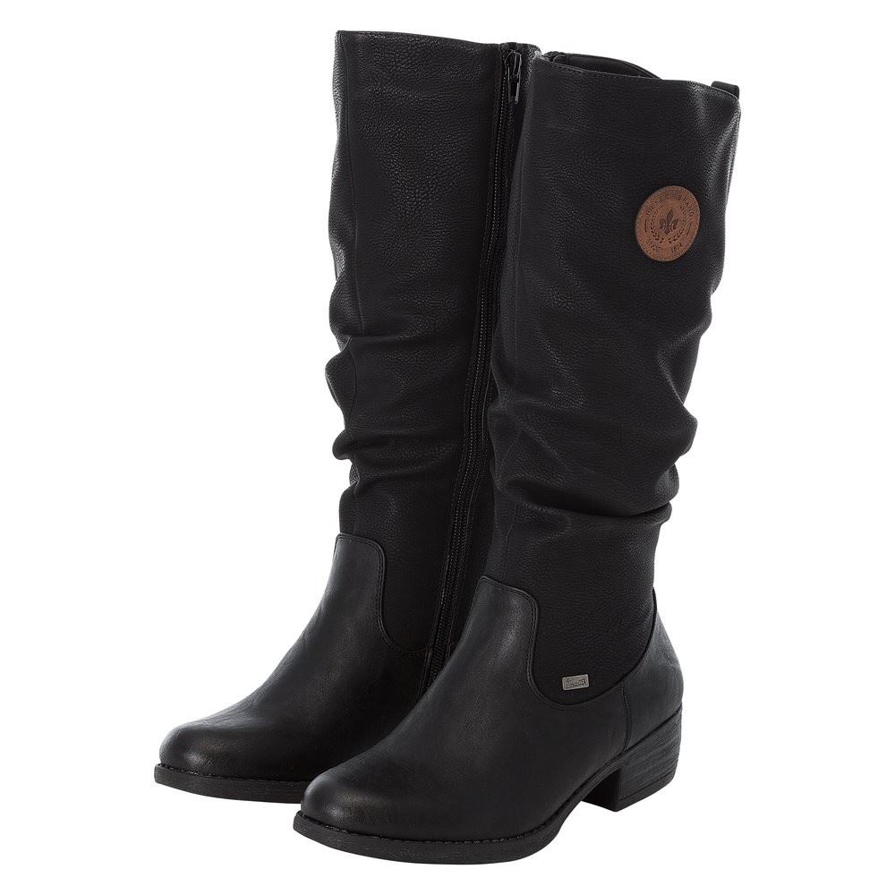 Rieker Stiefel  RiekerTex  Warmfutter Reißverschluss schwarz 93157 