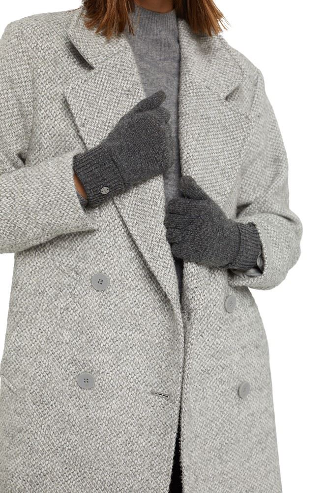 ESPRIT Recycelt Strickhandschuhe aus Woll-Mix 991EA1R301 OneSize | E020 DARK GREY | 