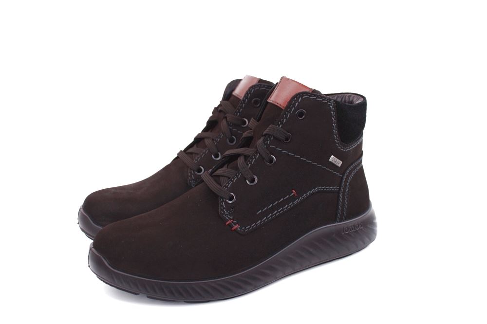 Jomos Herren Stiefelette Leder TEX- Membran Warmfutter Comfortweite H schwarz S22 326901 48 | 0065 schwarz/tu | 