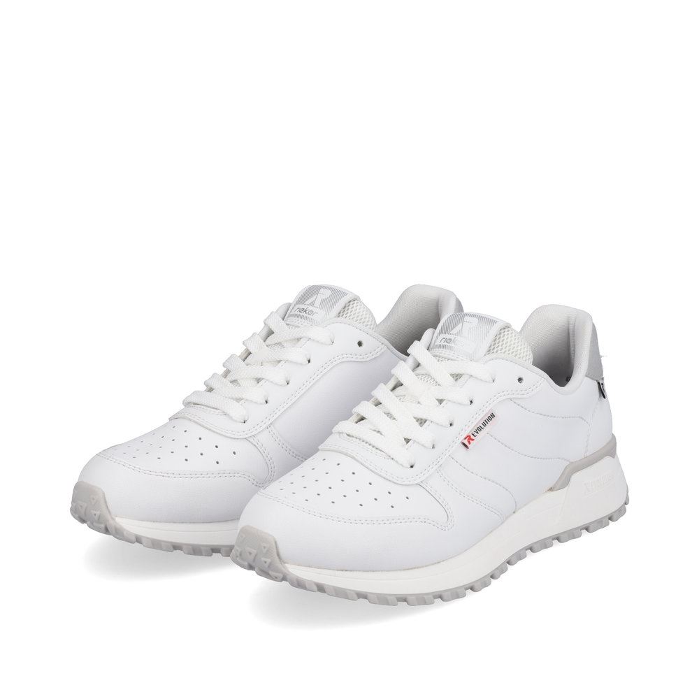 Rieker EVOLUTION Damen Sneaker Leder Wechselfußbett weiß S13 W0600-80 