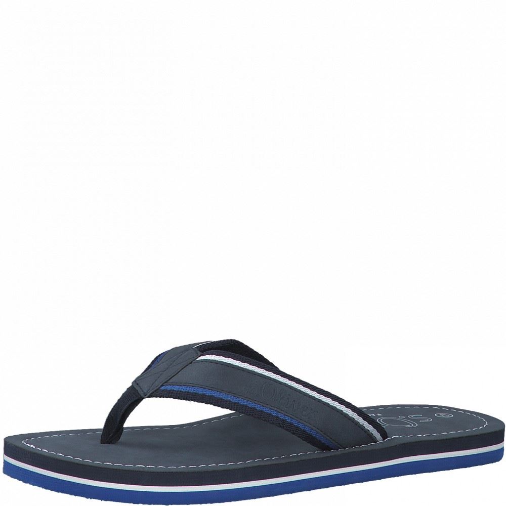 s.Oliver Zehentrenner Flip Flop blau 5-5-17206-28 