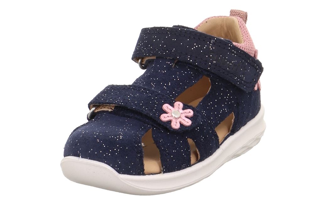 Legero Sandale mit Klettverschluss BUMBLEBEE - blau/rosa S13  1-000388-8000 
