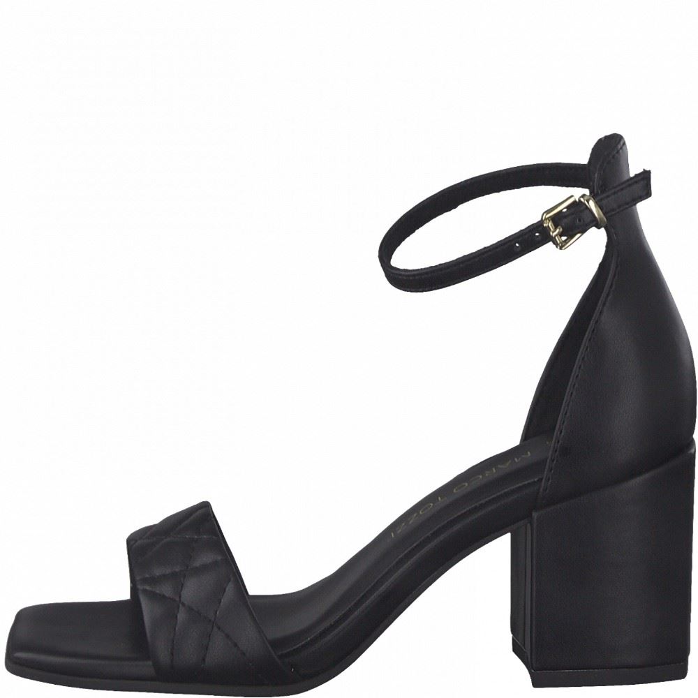 MARCO TOZZI Sandalette Blockabsatz schwarz S12 2-2-28326-28 